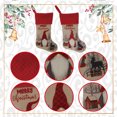 thumbnail image 3 of Calcetines de Navidad individuales Decoración de chimenea Árbol de niños personalizado Accesorio para festivales Puntos blancos 46x26cm Kits de decoración para fiestas Puntos Blancos 46x26cm Bearachild HA064533-01, 3 of 6