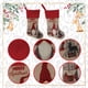 thumbnail image 5 of sweethay Calcetines de Navidad individuales Decoración de chimenea Árbol de niños personalizado Accesorio para festivales Puntos blancos 46x26cm Kits de decoración para fiestas Cuadro Rojo 46x26cm sweethay HA064533-03, 5 of 8