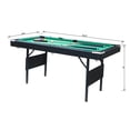 thumbnail image 4 of M optimized 3-in-1 Multifunctional Game Table 5.5Ft Billiards Table Tennis Dining Table Indoor Entertainment Equipment for Home Office, 4 of 9