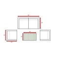 thumbnail image 2 of Living Source International 4 Person Seating Group in Espresso/Gray, 2 of 5