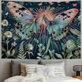 thumbnail image 2 of Orinice  Luna Butterfly Tapestry Moonlit Garden Tapestries Mushroom Plants Tapestry for Bedroom Aesthetic Boho Moth Tapestry Wall Hanging for Living Room Dorm Painting, 2 of 6