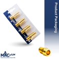thumbnail image 4 of MAACFLOW Latón 1/4"" Macho NPT a 5/8"" Manguera ID Barb Manguera Adaptador Conector (Paquete de 4), 4 of 5