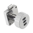 thumbnail image 2 of Abbracc 3 Digital Code Combination Cam Lock Keyless Digital Lock for Cabinet Drawer Safe Gray Round 39x39mm, 2 of 9