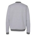 thumbnail image 2 of Champion Mens Bomber Jacket, 2XL, Oxford GreyCharcoal Heather, 2 of 2