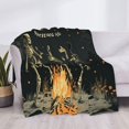 thumbnail image 4 of Halloween Throw Blankets Super Soft Blanket Halloween Bat Pumpkin Cozy Blanket for Bedroom and Living Room 50"X40", 4 of 6
