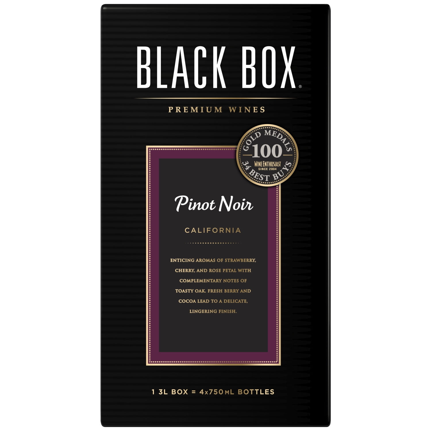 Black Box Pinot Noir Red Wine, 3 L Box