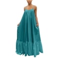 thumbnail image 2 of Gspmoly Robes pour Femmes, Mode Femme Décontractée Robe Unie Sans Manches à Bretelles avec Poches Ample Dos Nu Grande Taille Robe Robe de Cocktail jusqu'à 65 % de Rabais, 2 of 6