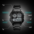 thumbnail image 4 of SKMEI Sport Montre pour Homme en Acier Inoxydable 5ATM Résistante à l'Eau Rétroéclairage Numérique Montre-Bracelet pour Homme Relógio Musculino Chronographe, 4 of 4