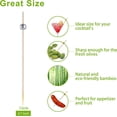 thumbnail image 5 of XIHAMA 200 Pcs Cocktail Picks, 4.7 Inch Toothpicks for Appetizers, Bamboo Cocktail Sticks Skewers for Drinks, Desserts, Charcuterie, Wedding Party Fancy Toothpicks, Natural Pearl Mini Food Picks Decor, 5 of 8