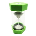 thumbnail image 2 of GUOOL 5 Minutes Glowing HOURGLASS SAND TIMER Plastic Kitchen Clock Green Post, 2 of 7