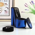 thumbnail image 4 of 9" Tall Display Jewelry Box with Hooks, High Heel Shoe Design, Blue Velvet, 4 of 5