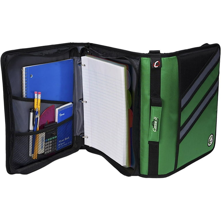 Case-it Z-Binder: 2-in-1 Zipper Binder, 1.5 Inch D-Ring