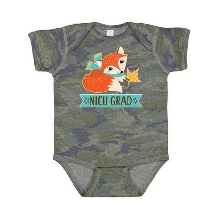 

Inktastic NICU Grad Woodland Fox Gift Baby Boy or Baby Girl Bodysuit
