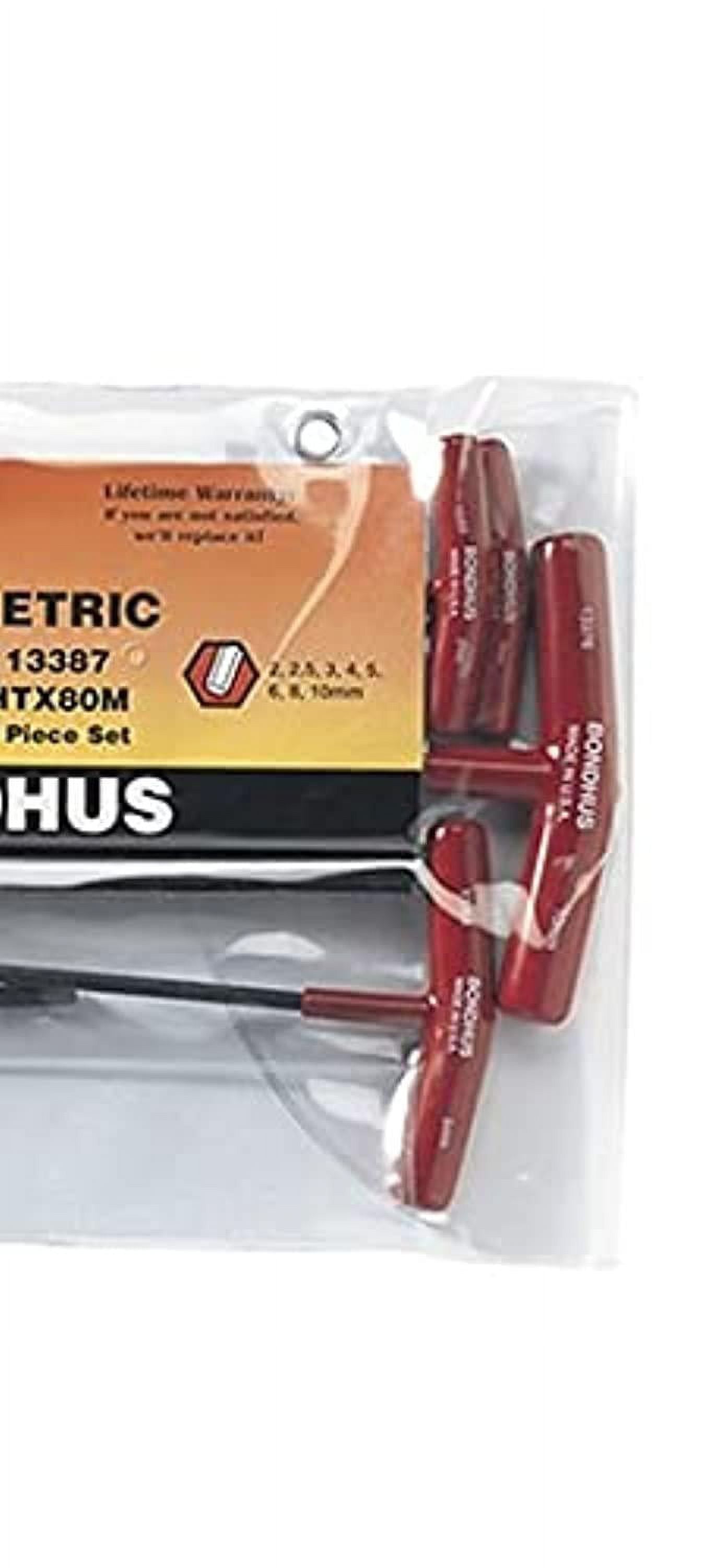 Bondhus 13387 Set of 8 Hex T-handles sizes 2-10mm