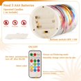 thumbnail image 4 of Electronic Candle Light Combination 3x5In, 3x4In Flameless Candle Plastic Festive Decoration Party Christmas Decoration Watercolor Beautiful Bird, 4 of 7