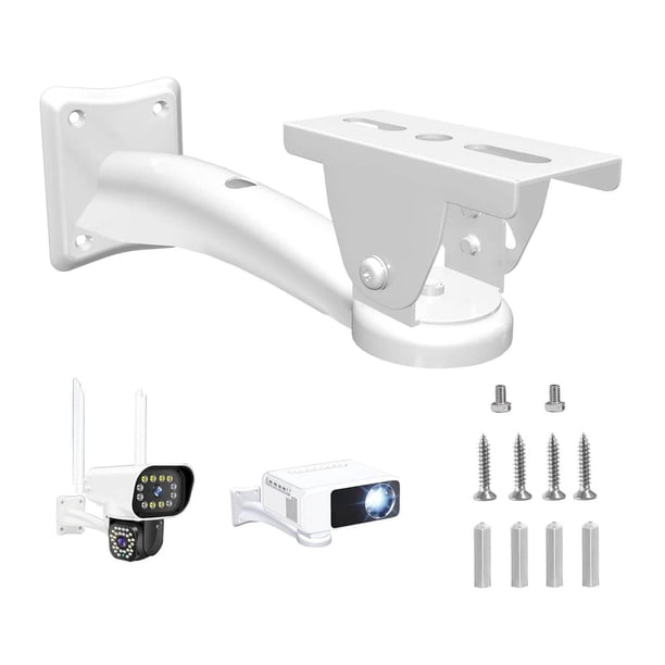 Soporte de pared para , cabezal giratorio de 360 degree, carcasa metálica para cámara de seguridad, ideal para dormitorio.