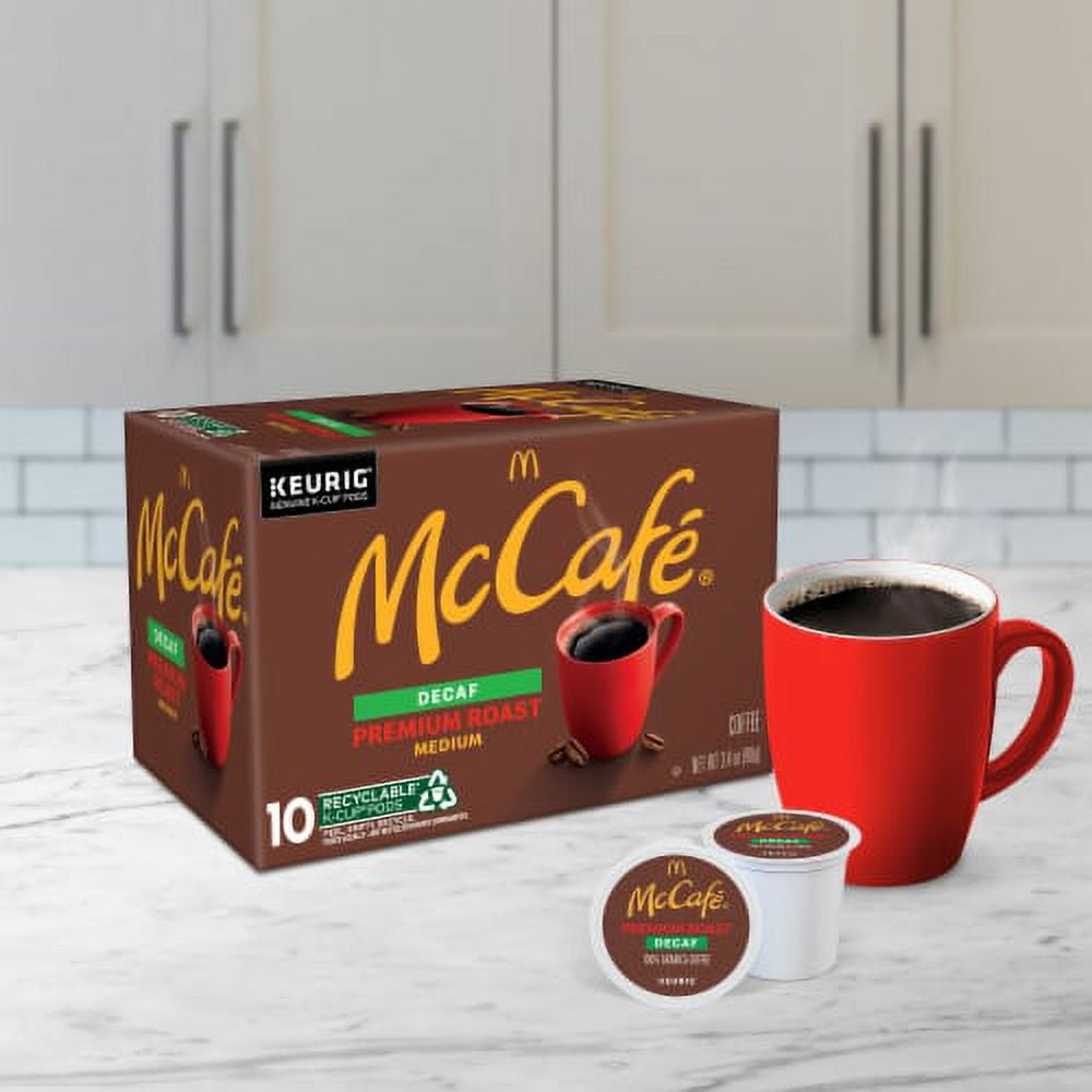 2X - McCafe Decaf Premium Roast Medium Roast K-Cup Coffee Pods