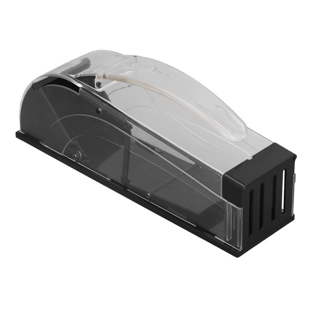 Trampas para ratones humanas, trampa para ratones vivos de plástico con perspectiva portátil completamente automática para ratones