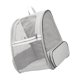 thumbnail image 5 of Mochila para mascotas perfecl bolsa de transporte para gatos y perros malla totalmente ventilada Gris, 5 of 8