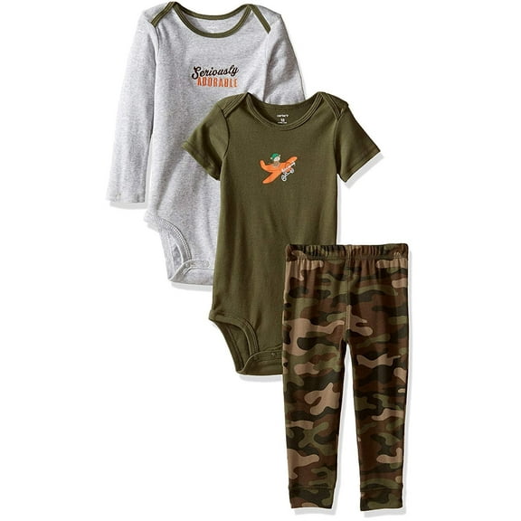 Carter's Baby Boys' 3 Piece Take Me Away Set Baby - Monkey - 6M