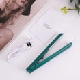 thumbnail image 2 of Gustave Mini Flat Iron Hair Straightener and Curler 2 in 1 Portable Travel Cordless Curling Iron USB Powered Small Hair Curler Wand for Women Men - Green, 2 of 12
