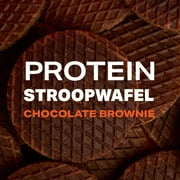 PODIUM Protein Stroopwafel, Pre & Post Workout Snack, Box of 8 Wafels, Chocolate Brownie