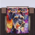thumbnail image 4 of 3 Pieces Duvet Cover Set Miniature Schnauzer Dog 3D Print Bedding 1 Duvet Cover 2 Pillowcases Natural Animals Comforter Sets Soft Breathable for Boys Girls Children Xu7oGu, 4 of 6