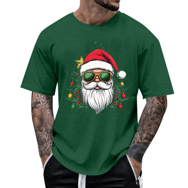 Tops para hombre, blusas y camisas de manga corta con cuello redondo para hombre, camiseta informal con cuello redondo y estampado para hombre, blusa de manga corta, blusa de poliéster para hombre