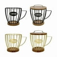 thumbnail image 2 of Coffee Pod Holder Cup Shaped Metal Wire Organizer Storage Basket for Countertop Bar Accessories Kitchen Counter Desktop Home, 2 of 10
