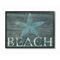 Stupell IndustriesThe Stupell Home Decor It's Better At The Beach StarfishFramed Wall Art by Marilu Windvand