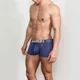 thumbnail image 4 of Nuevos bóxers deportivos de cintura baja transpirables de moda para hombre, ropa interior sexy de tela de red de color sólido, 4 of 4