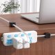 thumbnail image 5 of Organizador de cables magnético: ideal para escritorio y hogar, soporte multiusos para cables de carga de teléfono, bolígrafos y cepillos de dientes. Adhesivo resistente, no deja marcas, almacenamient, 5 of 5