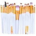 thumbnail image 2 of Makeup Brush Set, Synthetic Hair Brushes, 20 Pieces Professional Cosmetic Brush Kit for Face Eyes Lips, Wooden Handle Durable Design, Easy Powder Application, Home Use, 2 of 4
