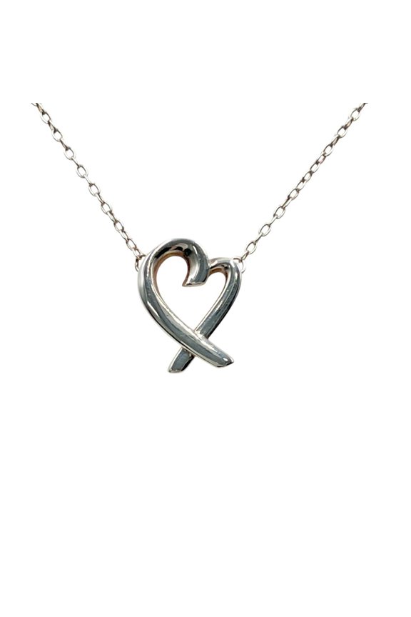 Pre-Owned Tiffany & Co. Loving Heart Necklace, Sterling Silver 925, Women's