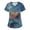 03-Navy, variant on Xmas Scrub Tops Women Nurse 2026 Holiday V Neck Mock Wrap Print Christmas Nurse Shirt with Pockets - 01 - Gold - XL