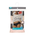 thumbnail image 2 of Hanes Ultimate ComfortSoft Women’s Hipster Underwear, 5-Pack Black/Taupe/Buff/Grey Htr/Leopard 5, 2 of 2