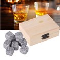 thumbnail image 4 of Juego de 9 Piedras para Enfriar Vino y whisky: Nunca Se Derrite Baja la Temperatura de la Bebida Rica en Minerales Regalo Perfecto para los Amantes de las Bebidas Elegante y ANGGREK Otros, 4 of 8