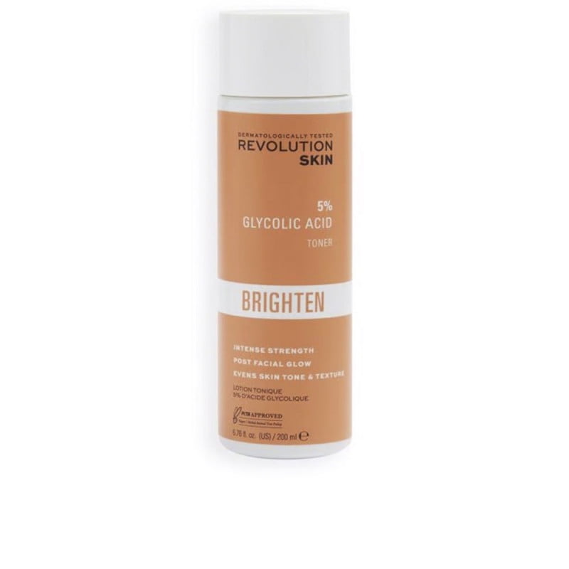 REVOLUTION SKINCARE GLYCOLIC ACID TONIC 5% cleanse and condition skin tone 200 ml