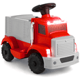 thumbnail image 3 of LAZY BUDDY 6V Kids Ride-on Truck, Battery Powered Ride on Toy Electric Car with Dual-Door Storage, LED Lights, 3 of 10