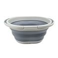 thumbnail image 3 of SAMMART 11L (2.9 Gallon) Collapsible Tub with Handle - Portable Outdoor Picnic Basket/Crater - Foldable Shopping Bag - Space Saving Storage Container, 3 of 7
