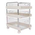 thumbnail image 1 of Chariot Utilitaire Roulant, Grande Capacité Chariot de Rangement pour Cosmétiques et Collations avec Roues Unité de Rangement Multifonctionnelle Amovible pour Maison Bureau, 1 of 7