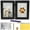 Black, variant on Keyohome Dog or Cat Paw Print Kit Easy to Use Safe Pet Paw Print Impression Kit Solid Wood Dog Picture Frame for Handmade Crafting