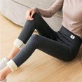 thumbnail image 2 of Pantalones cálidos de polainas de lana para mujer Tmvgtek Para estrenar, 2 of 9