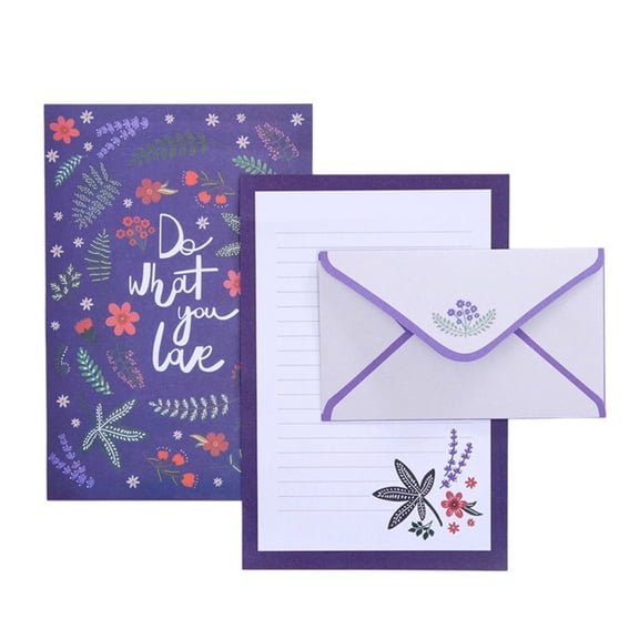 Cute Flower Animal Printing Envelope Letter Writting Paper Stationery Notepad