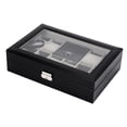 thumbnail image 4 of Caja de reloj con 8 ranuras, organizador, caja de reloj portátil, joyero, regalo del Día de San Valentín, 4 of 8