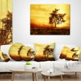 thumbnail image 4 of Designart African Tree Silhouette - Landscape Photo Throw Pillow - 16x16, 4 of 5