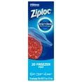 Ziploc® Brand Freezer Bags with Grip 'n Seal Technology, Pint, 20 Count