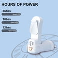 thumbnail image 2 of Ventilador portátil de mano Dosododa 3 en 1 con banco de energía y linterna, 2 of 8