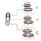 thumbnail image 4 of Bewildely Imán Columna Diseño innovador profesional Larga vida útil Buen rendimiento Injora RC Reemplazo del cuerpo para 4 10 Kits de construcción modelo Bewildely FN001509-00, 4 of 6