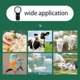thumbnail image 2 of W90C Bluetooth Animal Chip Scanner - 2.4G Wireless & USB Reader for 128 Tag Info, Fast Recognition, High-Visibility OLED Screen, Rechargeable Lithium Battery, Ideal for Pet Management & More, 2 of 7